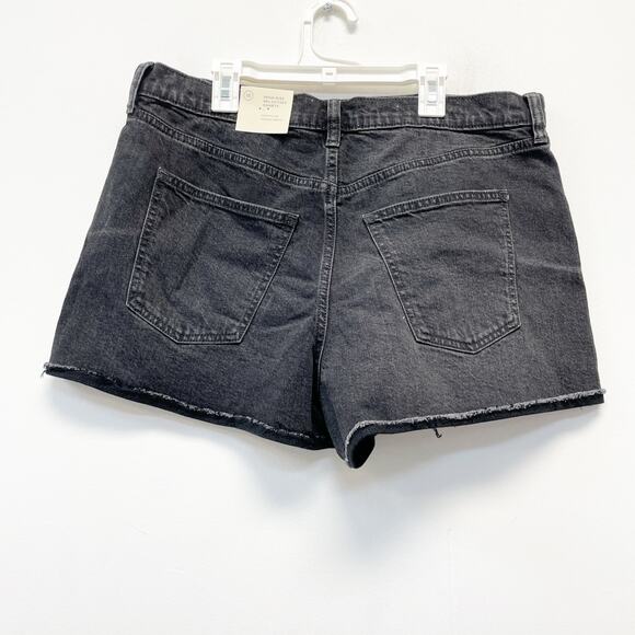 Universal Thread Women's High Rise 90's Cutoff Jean Shorts Black Size 12 - Picture 3 of 7